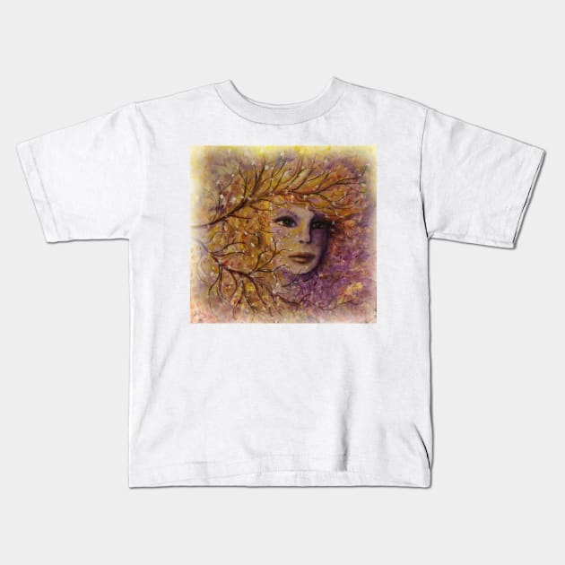 Lady of Spring Kids T-Shirt by Klssaginaw